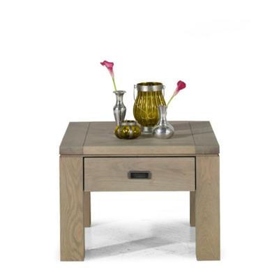 Hoektafel (met lade) Village - Kiezel