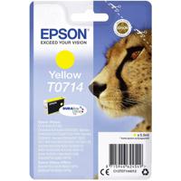 Epson Inktcartridge T0714 Origineel Geel C13T07144012 - thumbnail