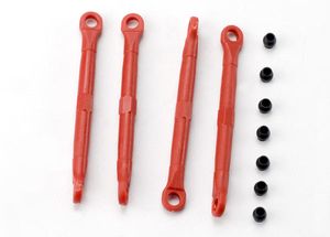 Toe link, front & rear (molded composite) (4)/ hollow balls (8) (1/16 slash)