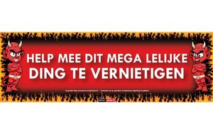 Sticky Devil Help mee dit mega lelijke ding te vernietigen   -