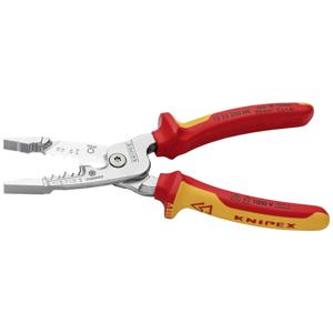 Knipex 13 76 200 ME kabel stripper Rood, Roestvrijstaal, Geel