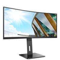 AOC CU34P2A LED-monitor Energielabel G (A - G) 86.4 cm (34 inch) 3440 x 1440 Pixel 21:9 1 ms HDMI, DisplayPort, USB 3.2 Gen 1, Hoofdtelefoon (3.5 mm jackplug), - thumbnail