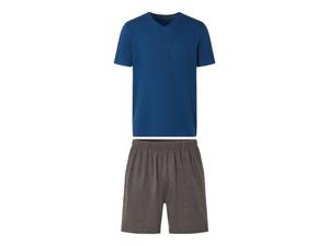 LIVERGY Heren shorty (M (48/50), Donkerblauw/grijs)