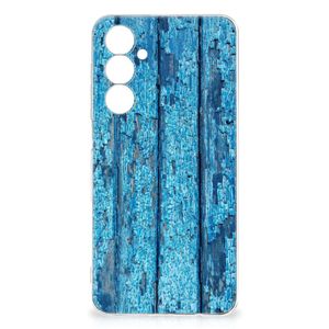 Samsung Galaxy A54 5G Bumper Hoesje Wood Blue