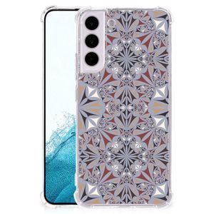 Samsung Galaxy S22 Anti-Shock Hoesje Flower Tiles