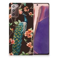 Samsung Note 20 TPU Hoesje Pauw met Bloemen