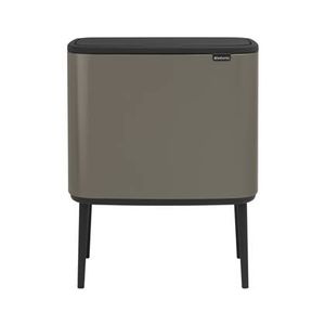 Brabantia Bo Touch Bin Afvalemmer 3 x 11 L - Platinum