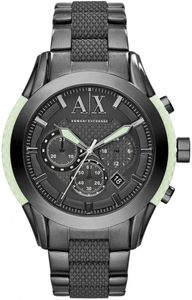 Horlogeband Armani Exchange AX1385 Staal Antracietgrijs 22mm