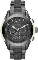 Horlogeband Armani Exchange AX1385 Staal Antracietgrijs 22mm - thumbnail