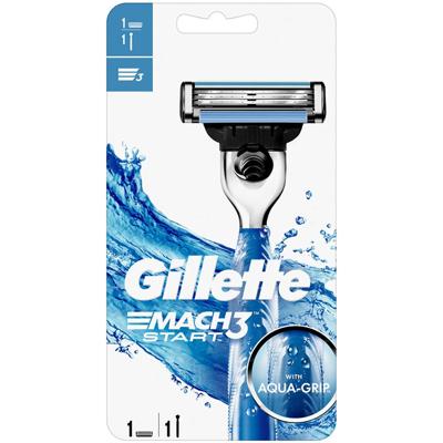 Gillette Mach3 Start Scheersysteem met Aqua-Grip incl 1 Mesje Gillette Mach3 Start Scheersysteem met Aqua-Grip incl 1 Mesje