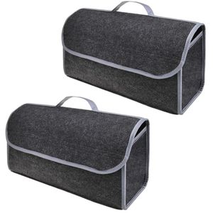 Set van 2x stuks kofferbak organizers / kofferbaktas 15,5 liter