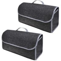 Set van 2x stuks kofferbak organizers / kofferbaktas 15,5 liter   -