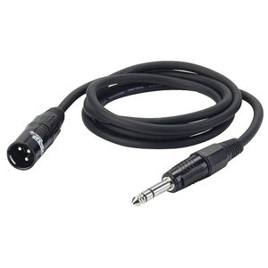 DAP FL04 verloopkabel 1x XLR male naar 1x Stereo jack 6m