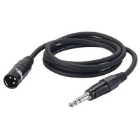 DAP FL04 verloopkabel 1x XLR male naar 1x Stereo jack 6m