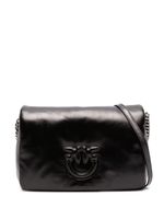 PINKO sac à bandoulière Love en cuir - Noir