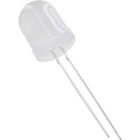 TRU COMPONENTS 1577414 Bedrade LED Wit Rond 10 mm 3250 mcd 50 ° 20 mA