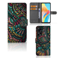 OPPO A98 5G Telefoon Hoesje Aztec