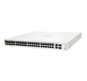 Aruba Instant On 1960 48G 40p Class4 8p Class6 PoE 2XGT 2SFP+ 600W Managed L2+ Gigabit Ethernet (10/100/1000) Power over Ethernet (PoE) 1U Wit