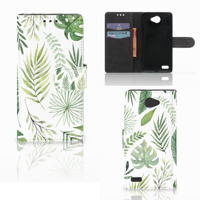 LG Bello 2 Hoesje Leaves