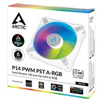 ARCTIC P14 PWM PST A-RGB Computer behuizing Ventilator 14 cm Wit 1 stuk(s) - thumbnail