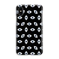 Eyes pattern: iPhone XS Max Volledig Geprint Hoesje - thumbnail