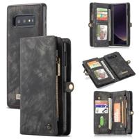 Caseme - vintage 2 in 1 portemonnee hoes - Samsung Galaxy S10e - Zwart