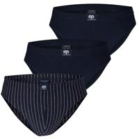 Ceceba Dames Sport Slip 3er Pack Slip, Blau (Marineblauw - rood 2550), 4XL