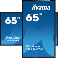 iiyama T6562AS-B1 beeldkrant Interactief flatscreen 163,8 cm (64.5") IPS 500 cd/m² 4K Ultra HD Zwart Touchscreen Type processor Android 8.0 24/7 - thumbnail