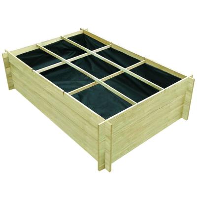 vidaXL Plantenbak verhoogd 150x100x40 cm geïmpregneerd hout