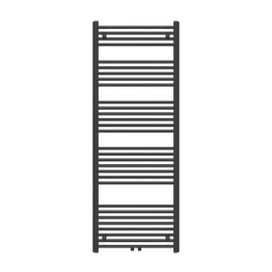 Adema Basic radiator 60x160cm recht middenaansluiting mat zwart