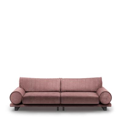 Rivièra Maison 3,5-zits Bank 'Collins' Velvet, kleur Dusty Pink