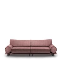 Rivièra Maison 3,5-zits Bank 'Collins' Velvet, kleur Dusty Pink