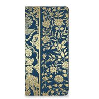 Motorola Edge 40 Smart Cover Beige Flowers - thumbnail