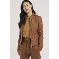 Studio AR by ARMA leren jack zomer CHERRY Sheep Denvey bruin