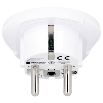Skross 1500211-E netstekker adapter Type F Universeel Wit