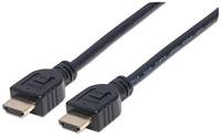 Manhattan 353946 Intellinet High Speed HDMI-kabel met ethernetkanaal 2m geschirmtes Manhattan High Speed HDMI-Kabel mit Ethernet-Kanal zwart