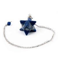 Pendel Edelsteen Lapis Lazuli Merkaba - thumbnail