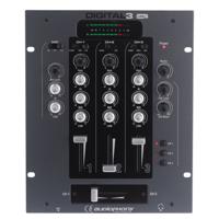 Audiophony DIGITAL-3 compact DJ mixer 3 kanalen met USB
