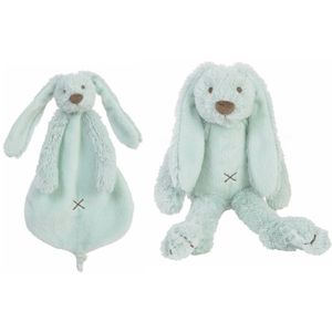 Kraamcadeau Rabbit Ritchie mint Happy Horse knuffeldoekje en knuffel konijntje   -