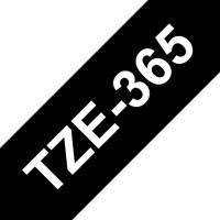 Brother TZe-365 Labeltape Tapekleur: Zwart Tekstkleur: Wit 36 mm 8 m - thumbnail