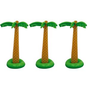 Set van 3x stuks opblaasbare palmboom/bomen 180 cm