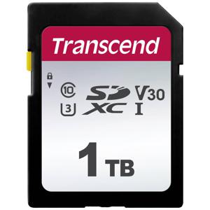 Transcend TS1TSDC300S SDHC-kaart 1 TB Class 10, UHS-I, UHS-Class 1