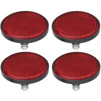 ProPlus Reflector - set 4x - wit - boutbevestiging - 60mm - M5 bout - rond - thumbnail