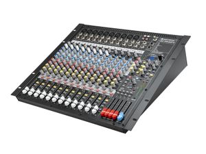 Omnitronic LMC-2642FX Console-mengpaneel Aantal kanalen:16 USB-aansluiting