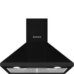 Smeg KSED65NEE afzuigkap Muurmontage Zwart 635 m³/uur B