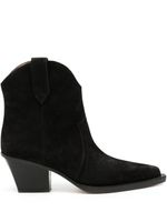 Paris Texas bottes Sedona 60 mm en daim - Noir