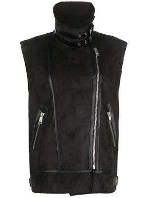 LIU JO Bodywarmer van imitatie lamswol - Zwart