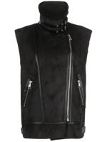 LIU JO Bodywarmer van imitatie lamswol - Zwart