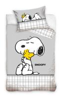 Snoopy peuterdekbedovertrek 100 x 135 cm Katoen - thumbnail