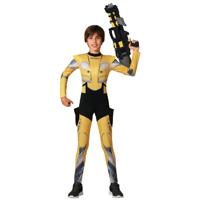 Atosa Geel robotkostuum voor kinderen, 7 tot 9 jaar